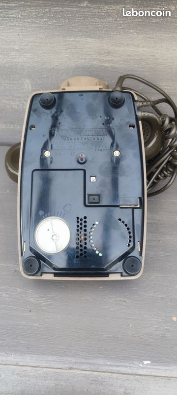 Téléphone fixe vintage France Télécom 1987 Socotel S63 (image 3)