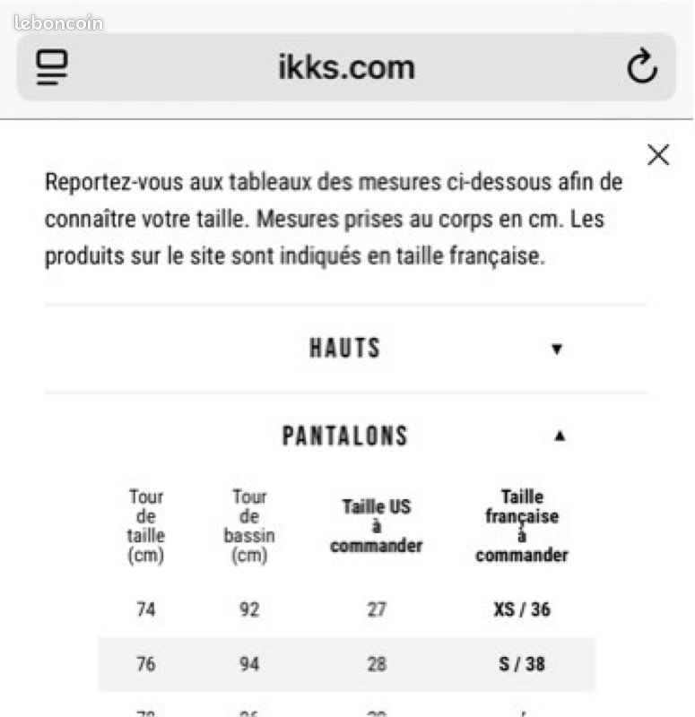 Pantalon homme ikks Denim (image 5)