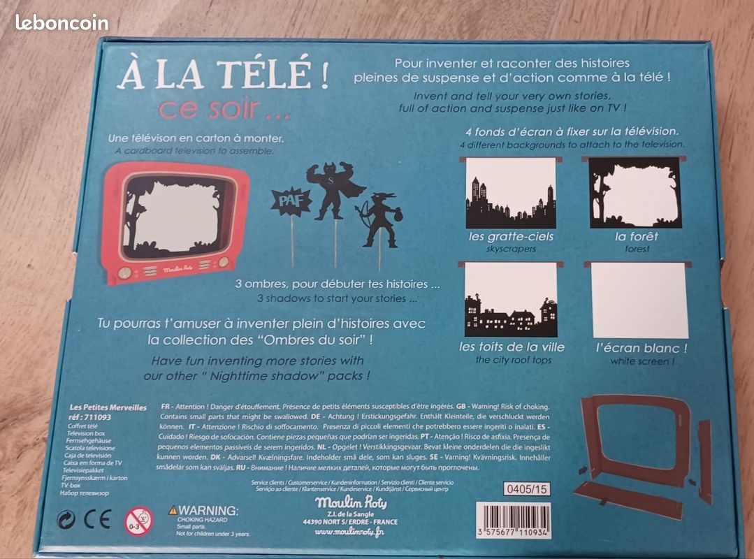A la télé ce soir - jeu Moulin roty (image 2)