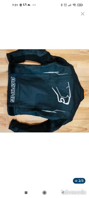 Blouson moto cuir Béring neuf (image 2)