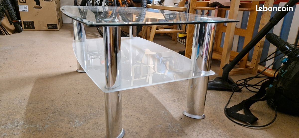 Table basse en verre (image 2)