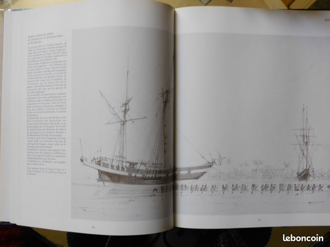 VOILIERS ET PIROGUES DU MONDE AU DÉBUT DU xIxème SIÈCLE, essai sur la construction navale des peuples extra-européens de l'amiral Pâris, par Eric Rieth bateaux marine navires navigation voile (image 4)
