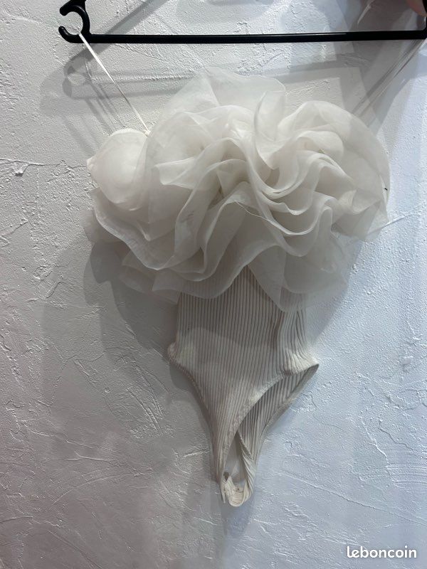 Body, festif, blanc, Zara (image 1)
