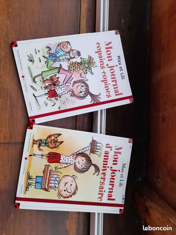 Lot de 2 livres Journal MAX et Lili (image 1)