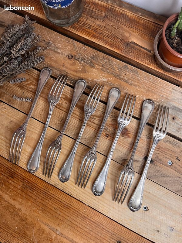 Lamacom Ensemble de 6 Petites Fourchettes de table en Inox, Couverts de table à prix pas cher | Maroc