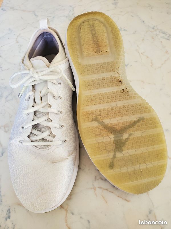 Chaussures tennis hommes Jordan blanche (image 7)
