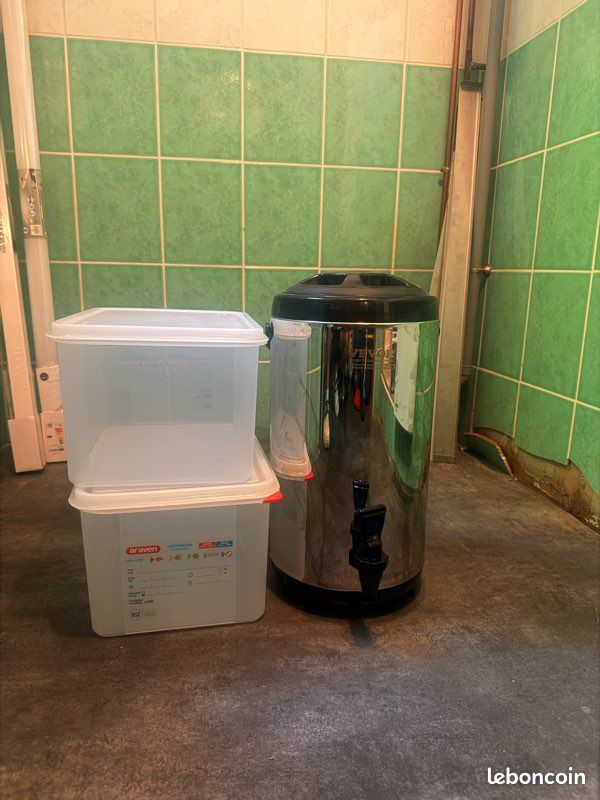 Perco professionnel + 2 grands bacs alimentaires (image 1)