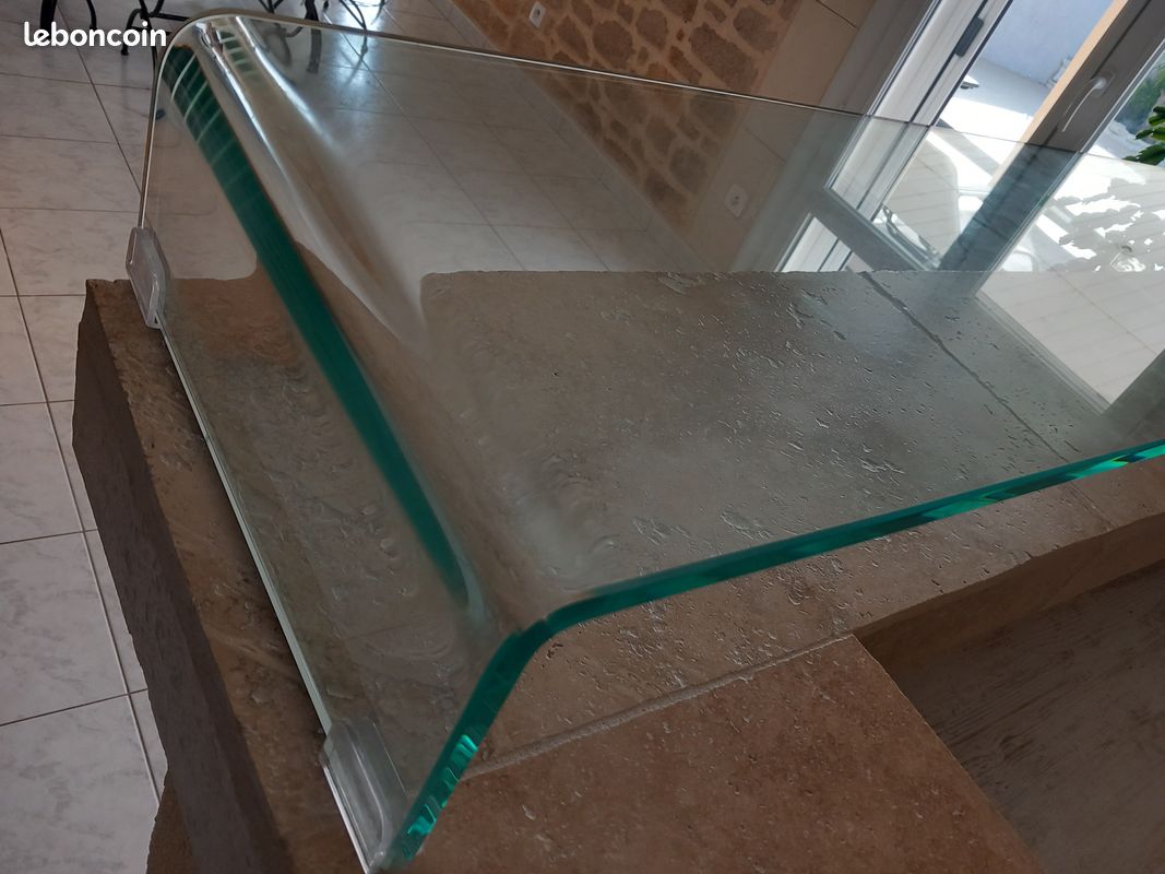 Console, table basse, support TV...en verre trempé (image 4)