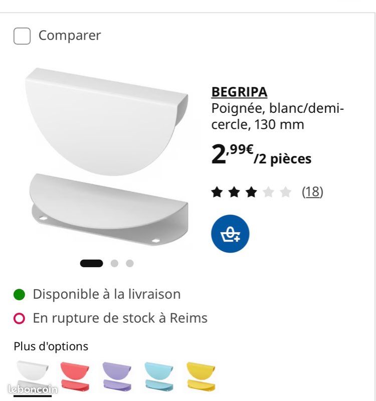 Banc avec rangement tiroir smästad IKEA (image 7)