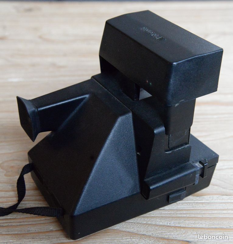 APPAREIL PHOTO VINTAGE Polaroid One Step Land fonctionnel rayure arc-en-ciel SX-70 avec sangle EUR 19,66 - FR