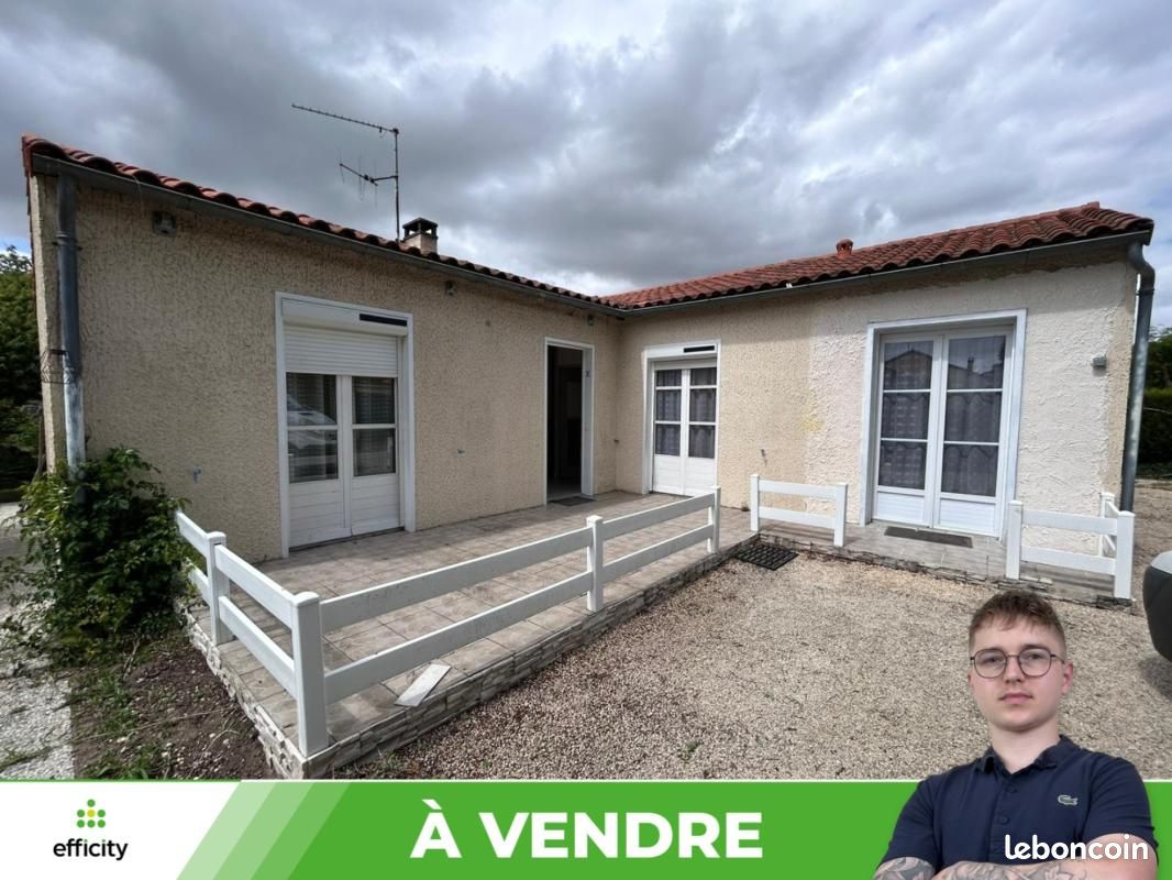 Maison 5 pièces 96 m² · à Monts-sur-Guesnes · 96 m² · 126 500 €