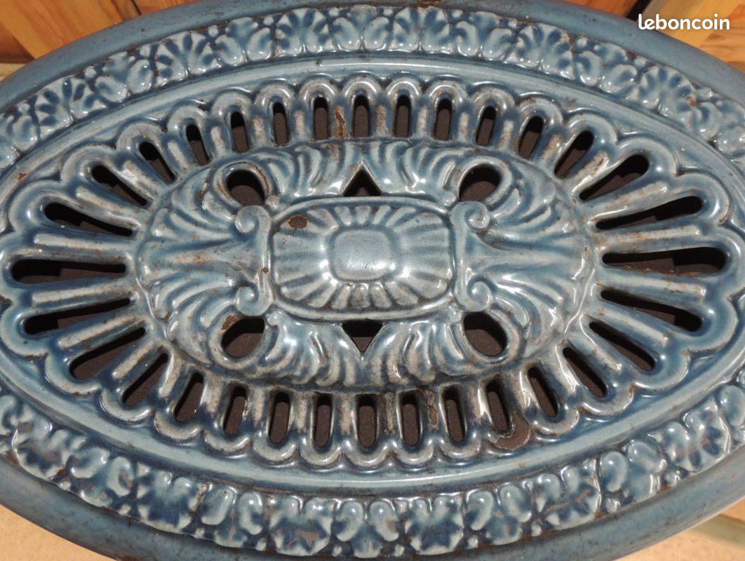 Poêle GODIN bois/charbon_Oval Gris Majoilique_10kw (image 2)