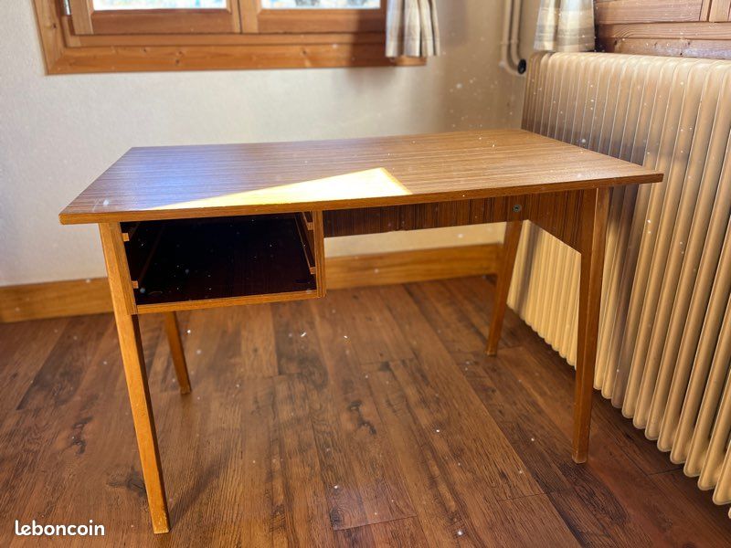 Bureau scandinave pieds compas (image 2)