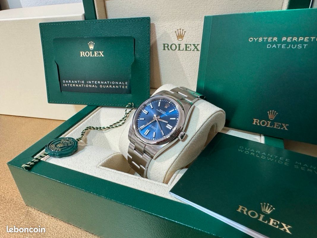 Rolex 2022 Nouvelle Montre Rolex Rolex OysterPerpetual Bleu