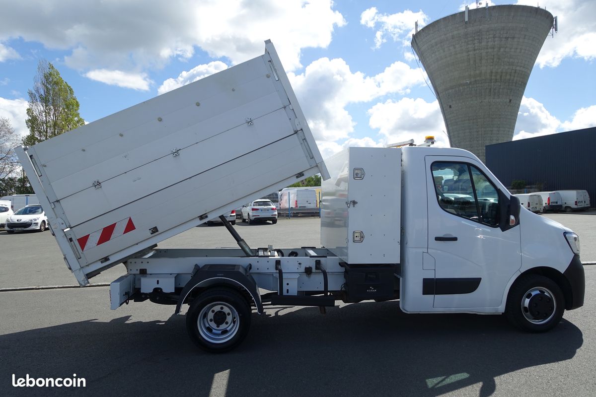 26990 ht renault master grand confort rj3500 2.3 dci 165 ch benne paysagiste + coffre - 87911 km (image 3)