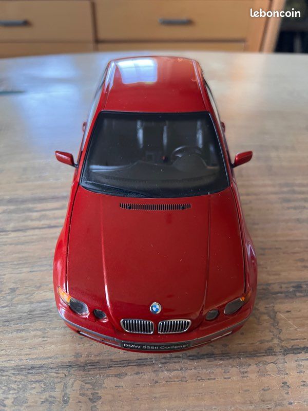 BMW 325ti Compact E46 2000 Noire - Kyosho 1/18 - Occasion Neuve Boîte Promotionnelle BMW