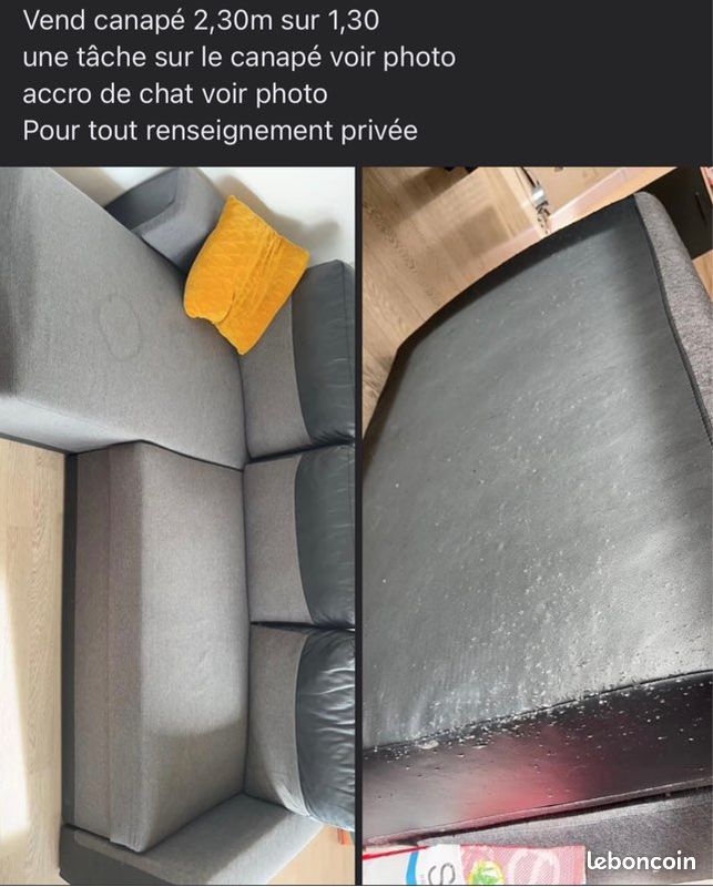 Canapé d’angle (image 1)