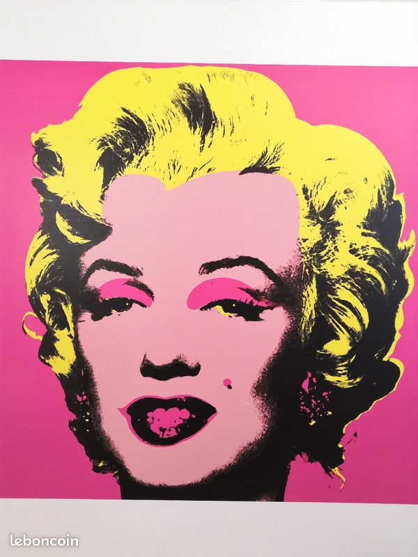 Affiche Maryline / Poster / Tableau / Déco Pop Art (image 2)