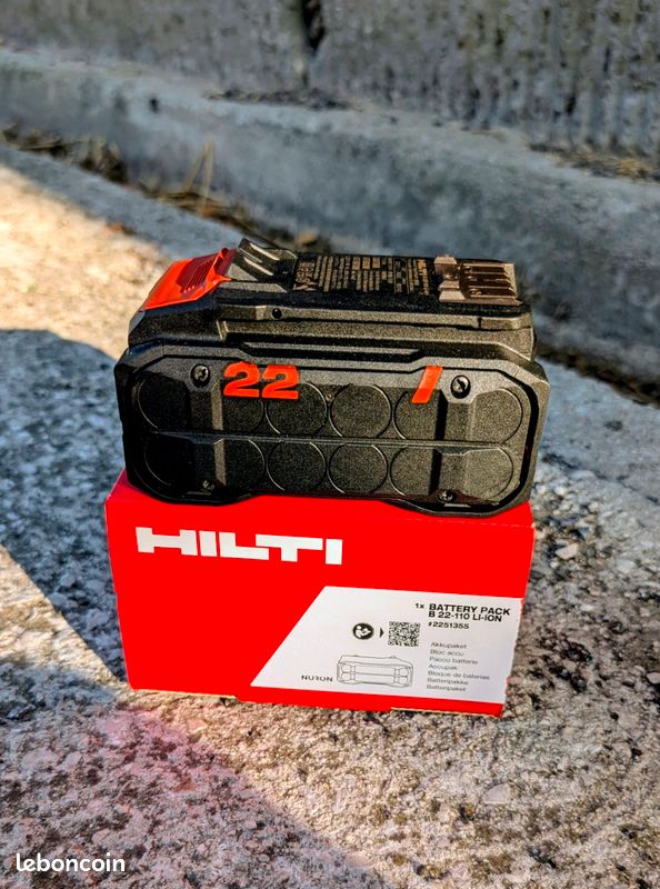 Hilti Batterie B 22-110 Li-ion #2251355 neuve (image 3)
