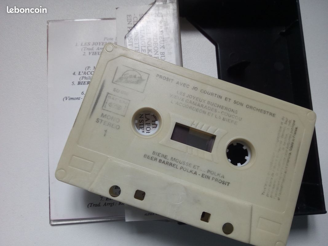 Cassette audio Prosit avec Jo Courtin et son orchestre (image 3)
