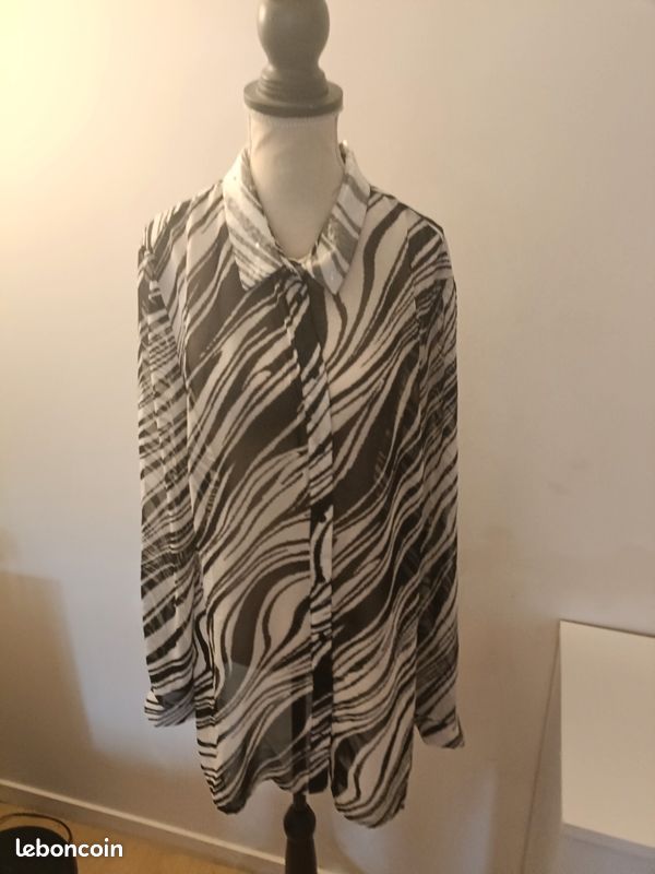 Tunique chemise longue femme taille 46 (image 1)