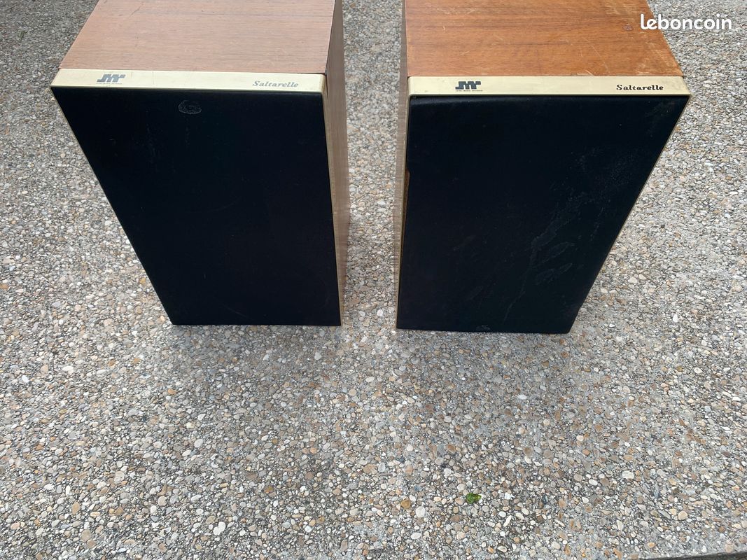 Paire d'enceinte baffle haut-parleur hifi vintage JMR Jean Marie Reynaud Saltarelle Série 2 (image 2)
