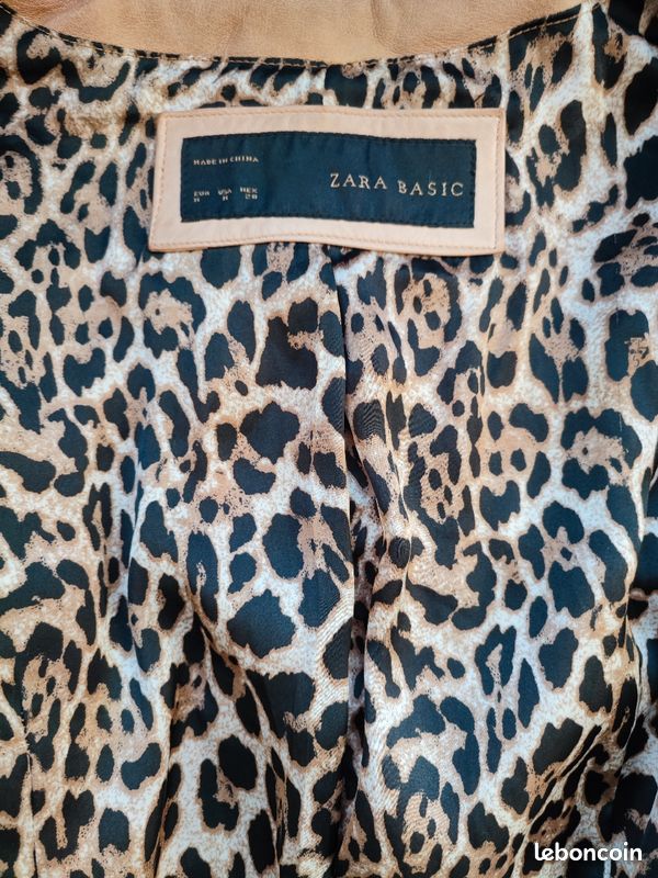 Veste en Cuir Zara (image 3)