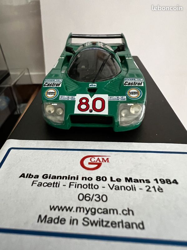 GCAM - 1:43 - Alba Giannini Ford AR3 Gr.C2 Le Mans 1986 #83 - Catawiki