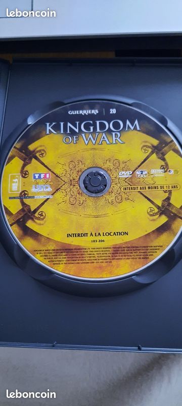 Dvd kingdom of war état neuf (image 2)
