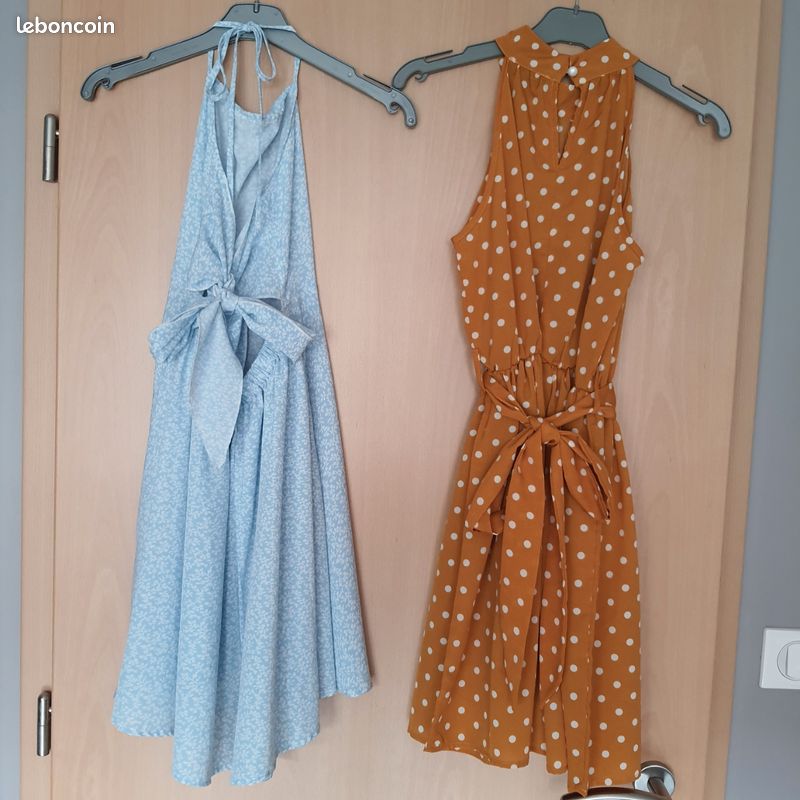 Lot ou à l’unité de 8 robes XS et S petite taille printemps été (image 3)