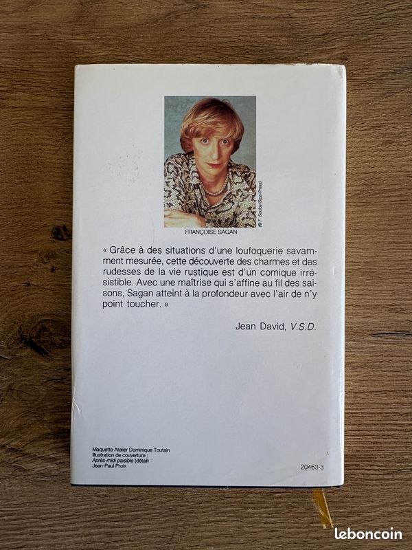 Livre broché Françoise Sagan - Les faux-fuyants (image 3)