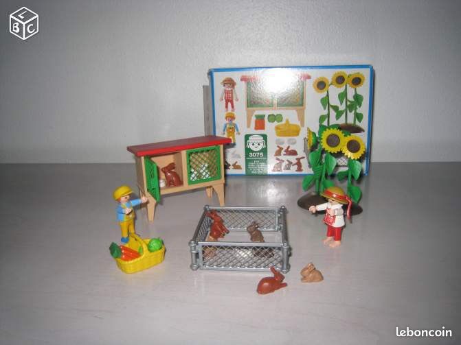 Playmobil clapier et enfants 3075 (image 2)