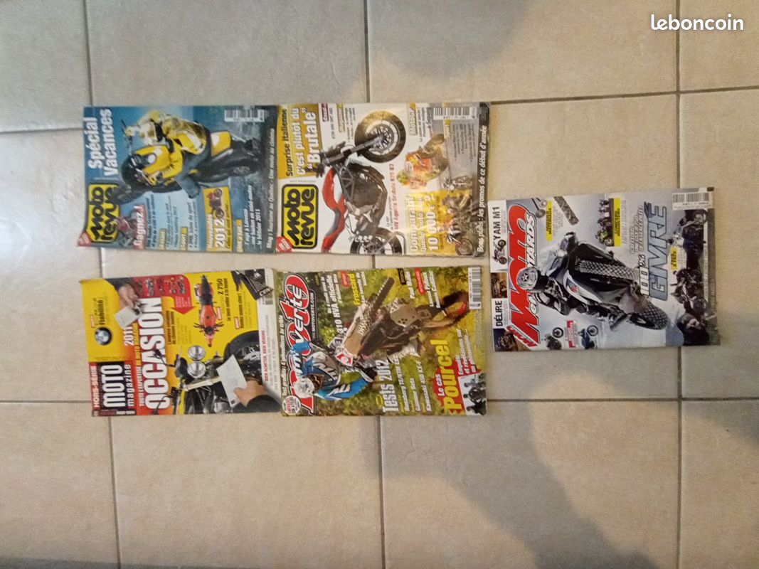Lot 6 magazines moto (image 2)
