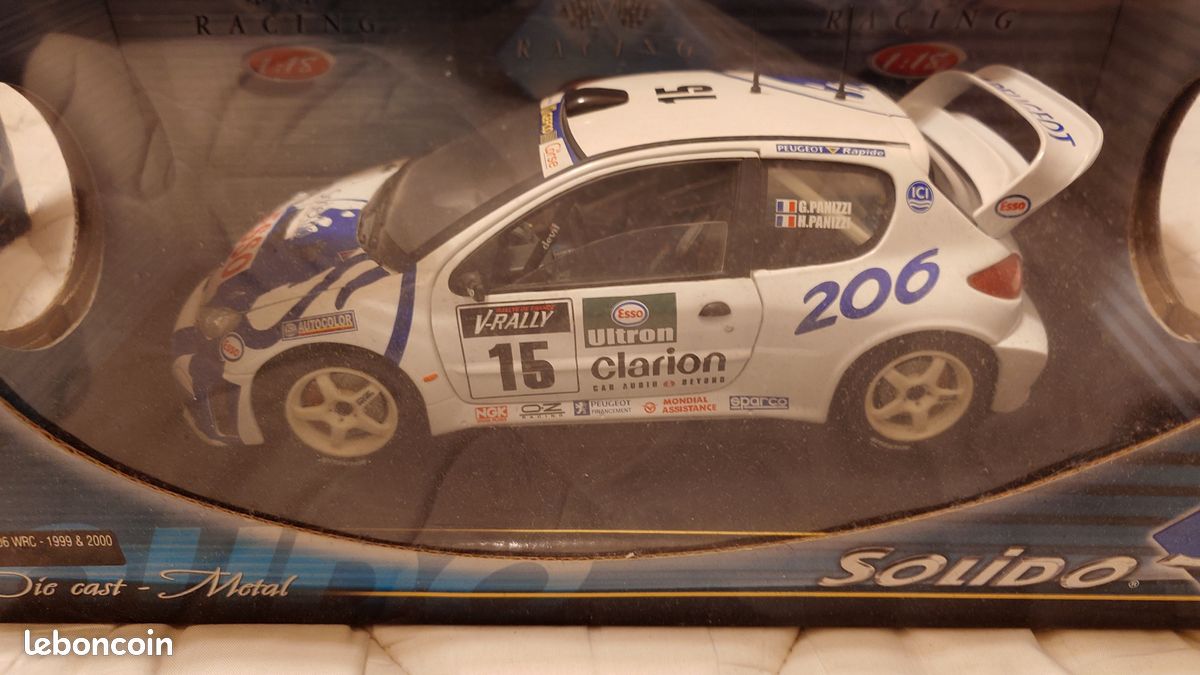 Solido Peugeot 206 WRC 1:18 Voiture de Course en Moulé Sous Pression - 202991-05 | Achetez sur