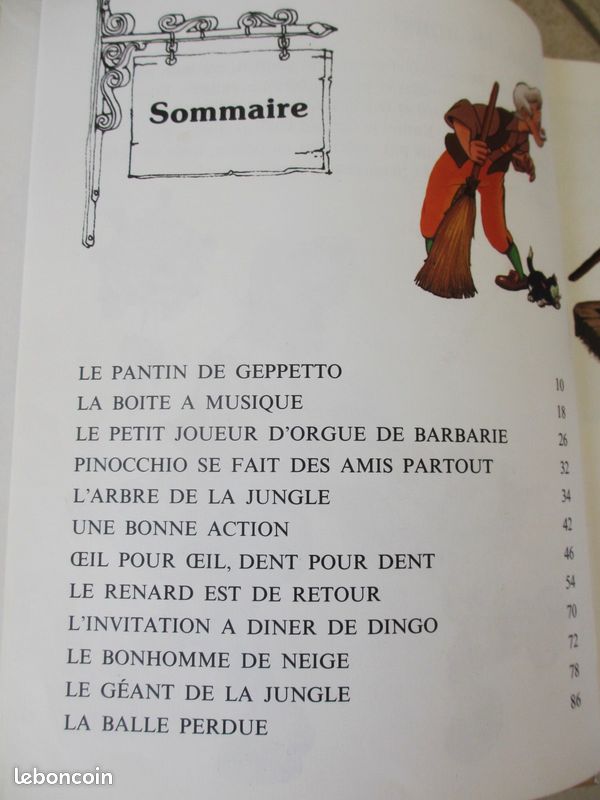 Livre enfant Disney Pinocchio et ses amis – Fernand Nathan (image 5)