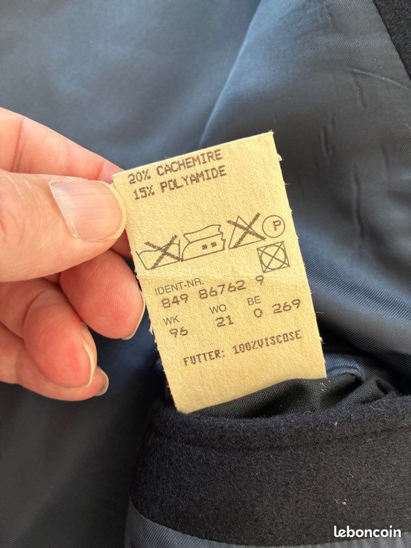 Veste Hugo Boss Amaro Heise En Laine 98%, Taille L 52, Style Blazer, Occasion Très Bon état