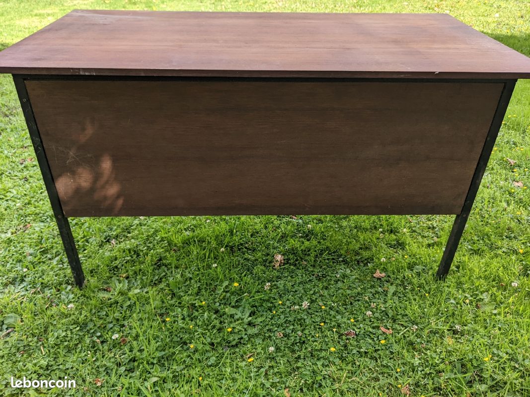 Grand bureau vintage années 70 (image 6)