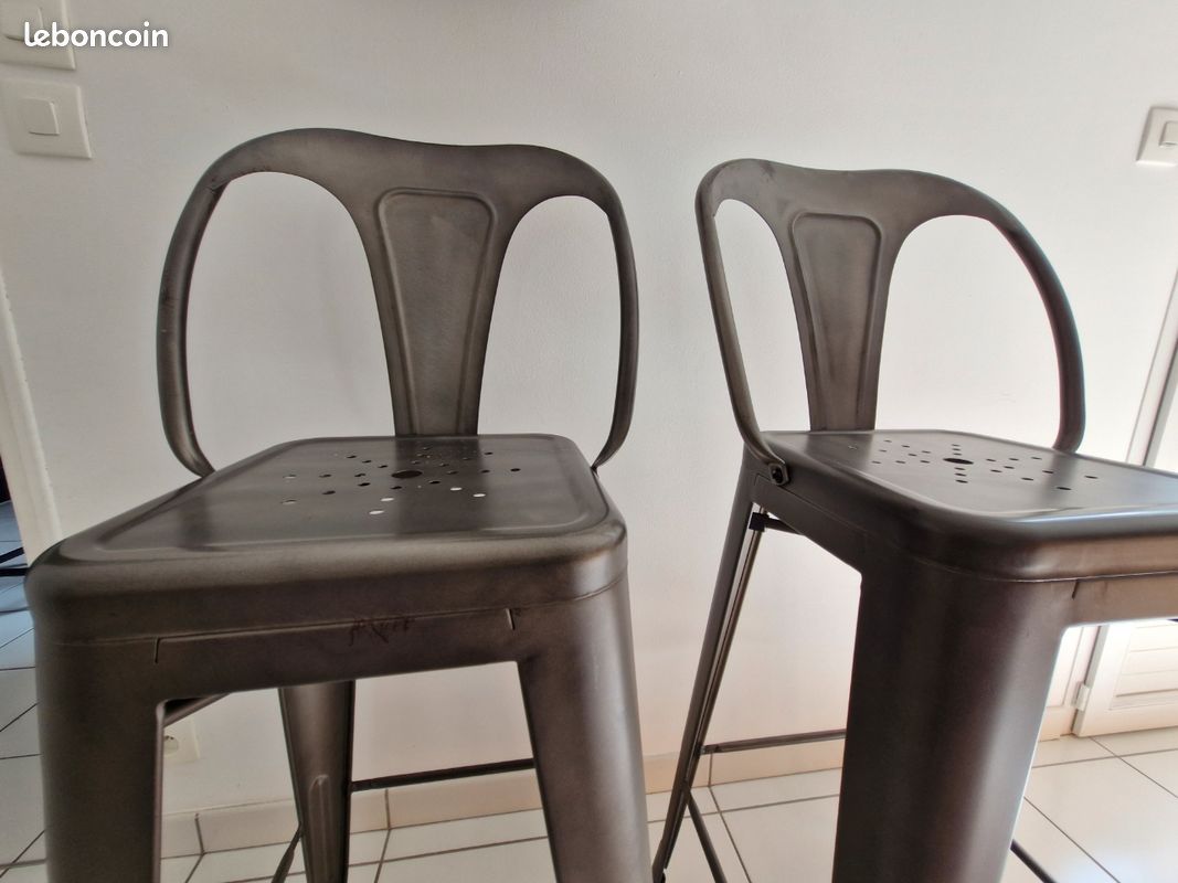 Lot de 2 tabourets (image 1)