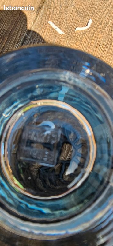 Lot de 6 grands verres La Rochère Abeilles estampillé Paris Musées (image 5)