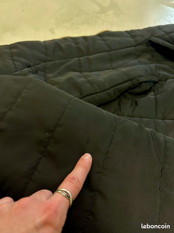 Doudoune noir légère femme taille S (image 5)