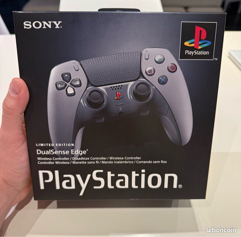 Manette Sony DualSense Edge PS5 – Édition 30ème Anniversaire – Gris (Neuve)