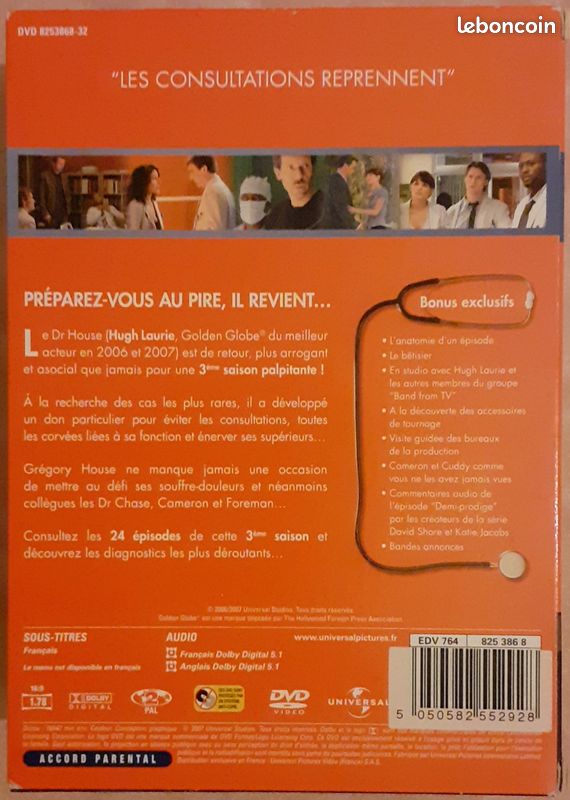 Dvd Dc House – Saisons 1 à 4 (image 9)