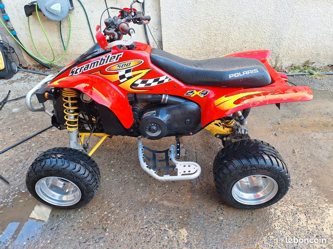 Polaris Scrambler 500 4x4 Quad Usati Polaris 4x4 Pneumatique Quad