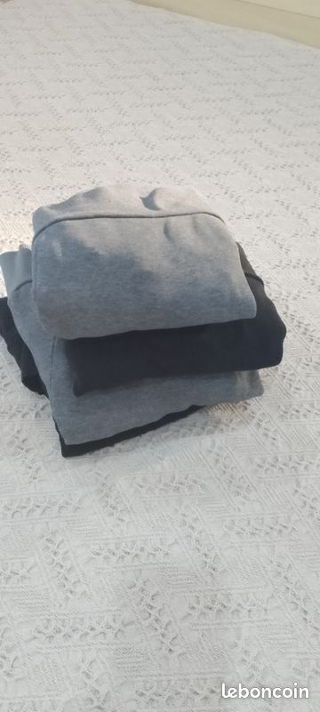 Lot de tissu molletoné pour DYI, upcycling, couture, créations textiles (image 1)
