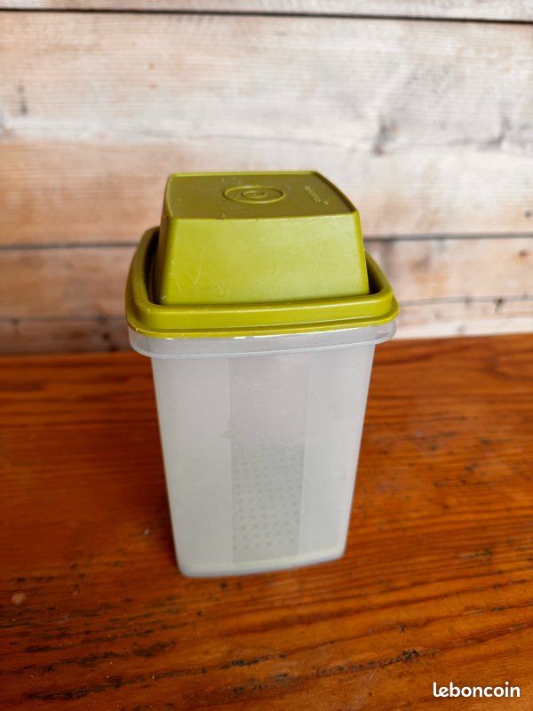 Tupperware Grand récipient carré pour conserver les cornichons 8 tasses/2 l dans des glaçons transparents