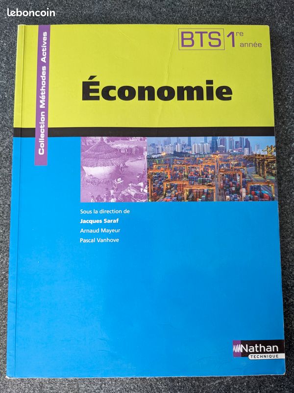 Economie BTS 1ère année Jacques Saraf Collection Méthodes Actives Nathan (image 1)