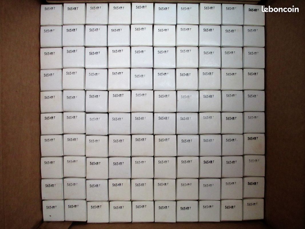 Lampes / Tubes 5654 (6AK5 / EF95) RTC MULLARD Neufs / NOS / NIB & appairés LITTLE DOT (image 3)