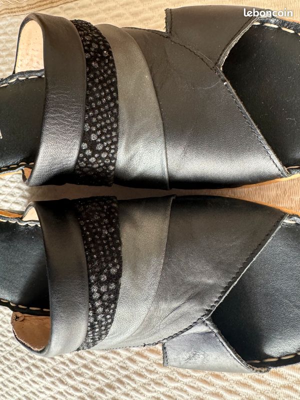 Sandale noire aeros Mel (image 6)