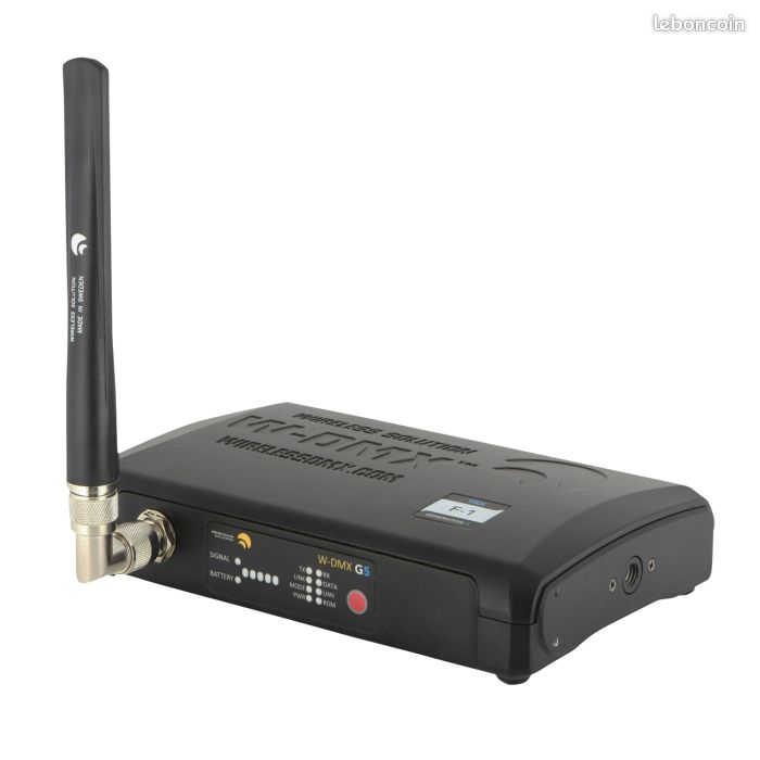 ⚠️ Wireless Solution W-DMX BlackBox F-1 G5 TRX TX/RX DMX Sans Fil Pro XLR5 Liaison à Vérifier Émetteur Récepteur Lumière Scène Concert Événementiel GrandMA3 Chamsys Avolites Robe Martin Pro (image 1)
