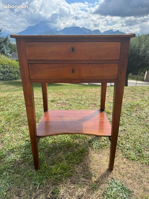 Table console en noyer (image 1)